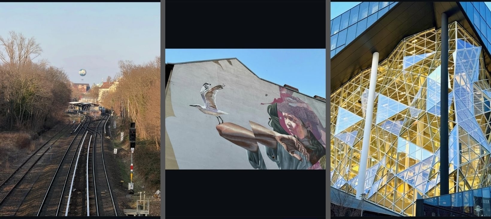 Three iPhone photos with different sizes before preparing an Instagram carousel